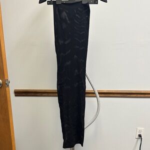 NWT Skims Black Mesh Maxi Skirt
